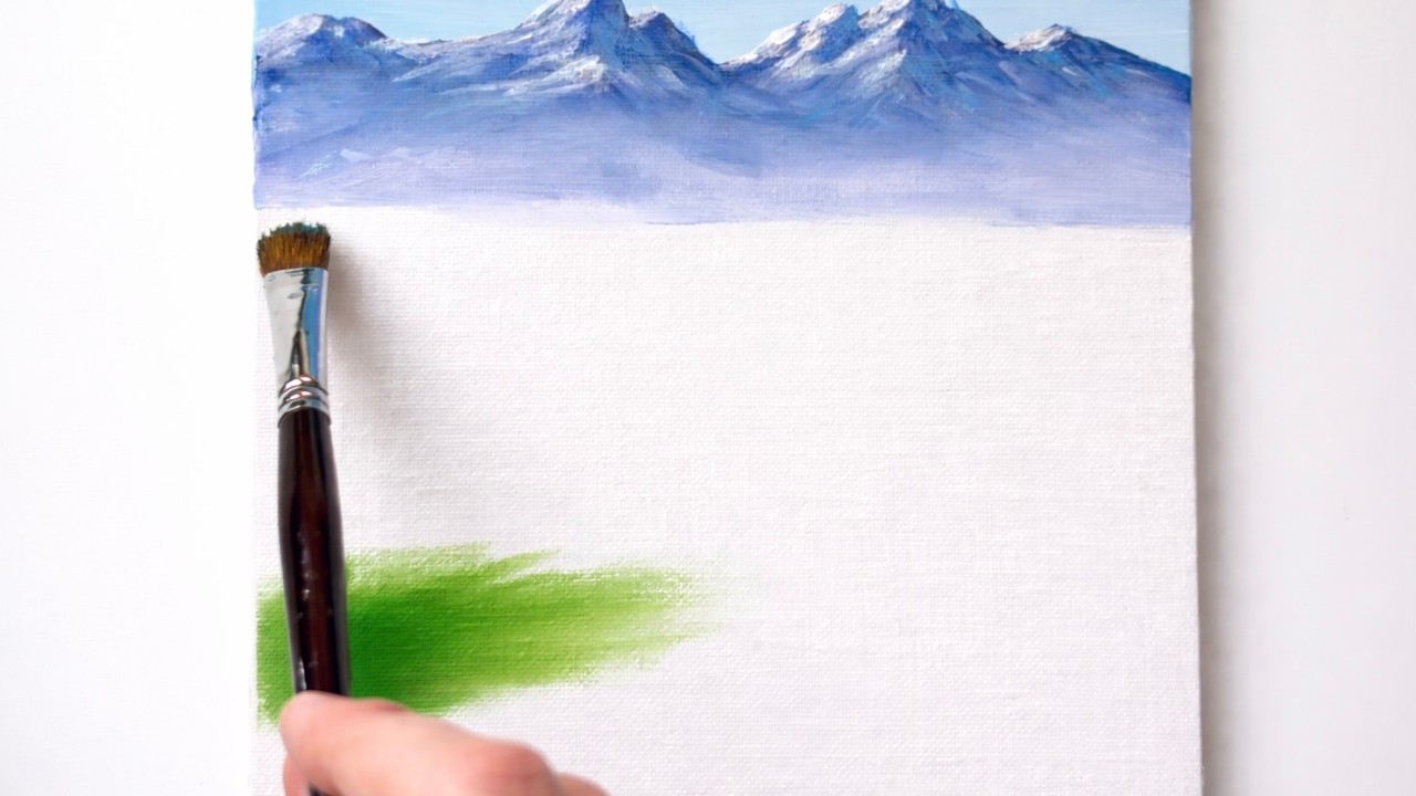 How to Paint Realistic Mountains for Beginners