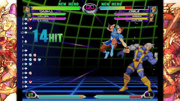 MvC2:Chun Doing 5 Infinite Reps Followed by Multistomps
