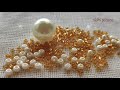 Indian Jhumka with Pearls &amp; Seed beads/Jewelry making Tutorial Diy