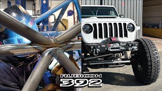 We CUT the ROOF OFF a 2022 Jeep Rubicon JL 392! | GenRight Full Roll Cage Build