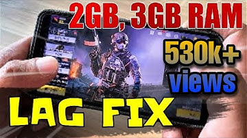 LAG FIX✔️..2GB, 3GB,4GB RAM | Cod Mobile | SayanJack Gaming
