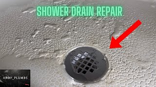 Shower drain leaking? Let's fix it!