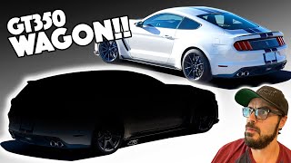 I redesign the Ford Mustang GT350 into a track-shredding wagon