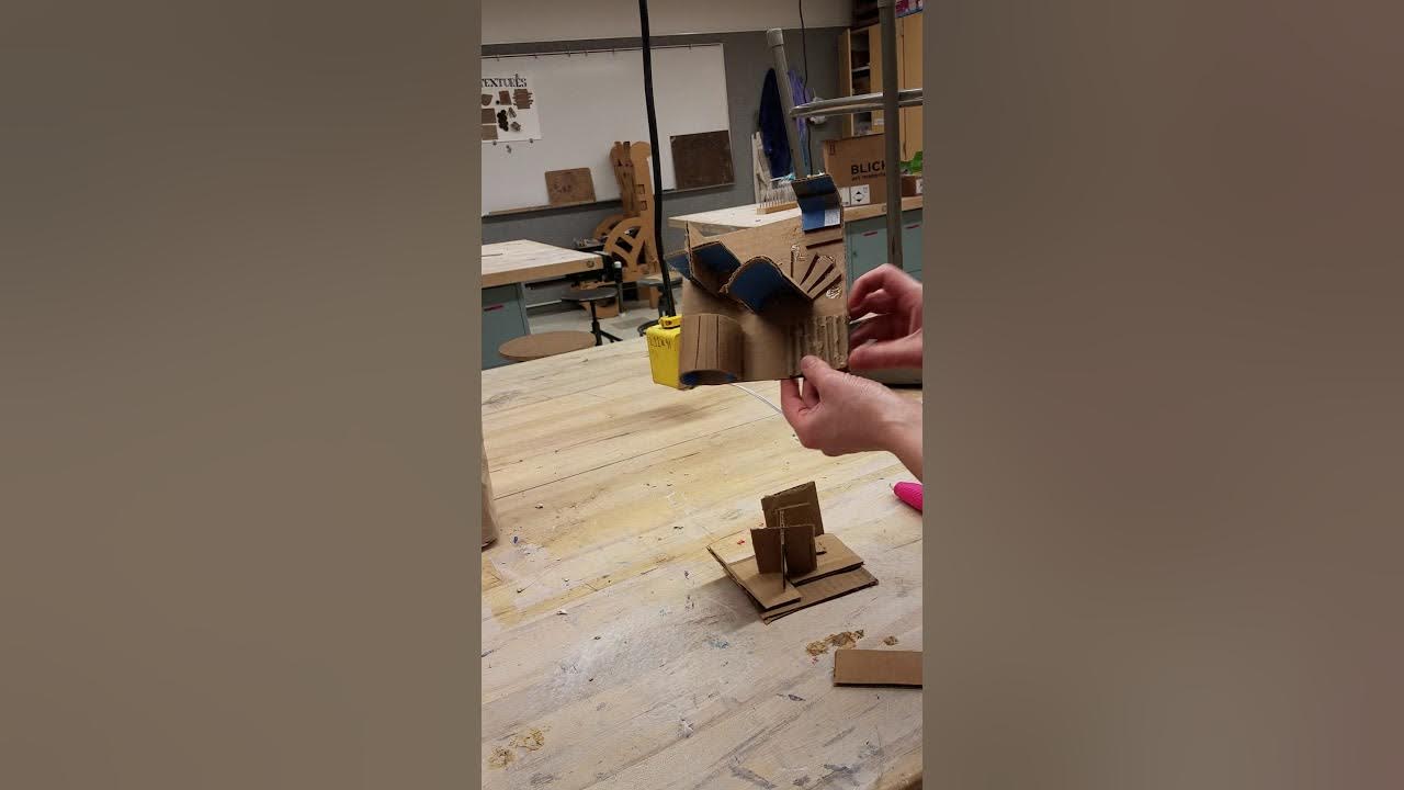 cardboard cuts and bends exercise YouTube