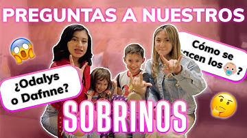 preguntas MUY INCOMODAS a nuestros sobrinos | Hermanas JM