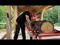 Dealing with tapered logs, and milling the PERFECT log!