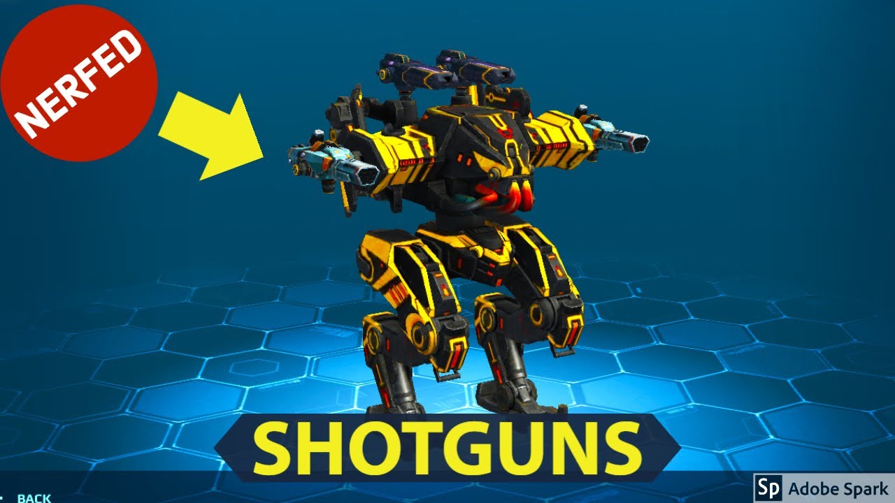 War Robots - Shotgun Nerf Testing vs Full Squad Clan