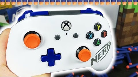 NERF! Xbox Controller PowerA Unbox & Review