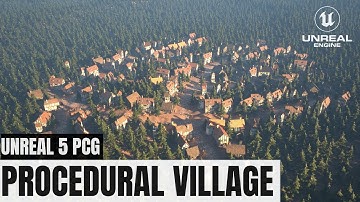 Unreal Procedural Village PCG