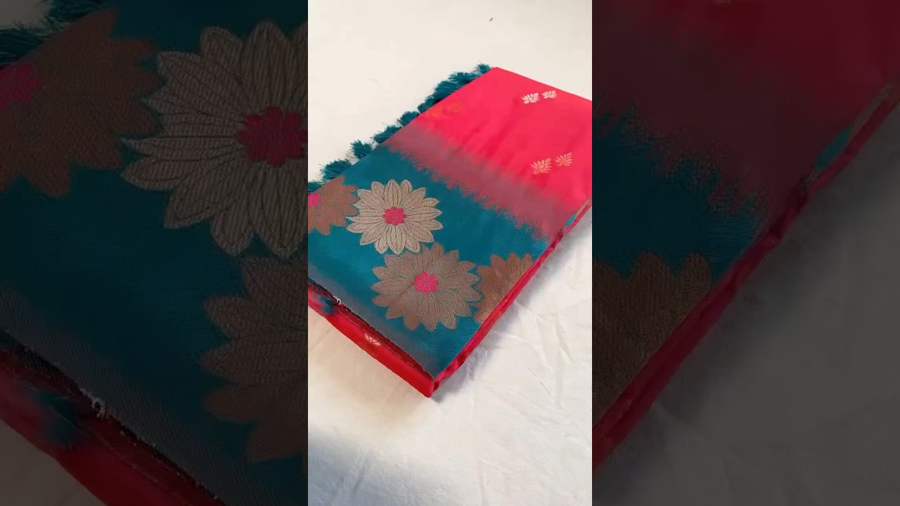 Soft Silk Floral Zari Weaving Saree