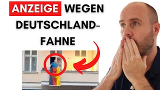 Rentner zeigt Deutschland-Flagge: Polizei + Strafanzeige + Strafe!