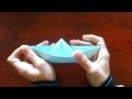 Origami - How to make a basic paper ship.