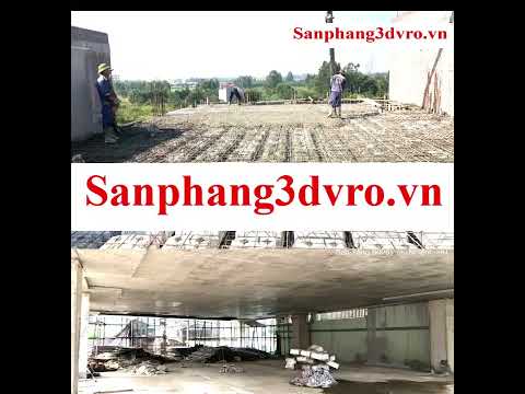 Video Sàn phẳng không dầm, sàn phẳng-Thi công đổ beton sàn... - youtube