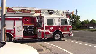 Vaughan Fire and Rescue Services New Aerial 716 Responding