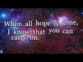 Never gonna be alone - Nickelback [lyrics]