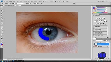 How To Change Eye Color Using Adobe PhotoShop CS4