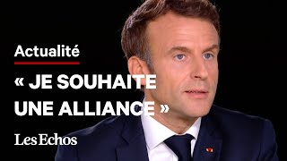 Emmanuel Macron propose une « alliance » avec Les Républicains