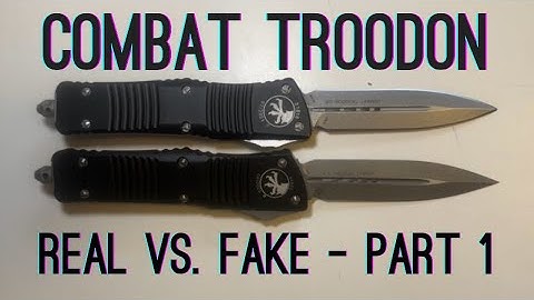 Microtech Combat Troodon: $530 Real vs. $45 HiFinder Clone Pt. 1