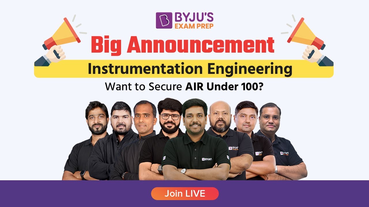 GATE 2023 Instrumentation Engineering | Know How to Secure AIR Under ...
