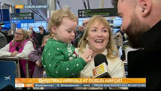 22.12.22 Dublin Airport hitting the arrivals hall and a guest appearance from Elf on the Shelf