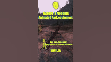 FO3 | MOD 💾 FALLOUT 3 Animated park equipment pack 3 #fo3   #mod   #fallout3  #modding