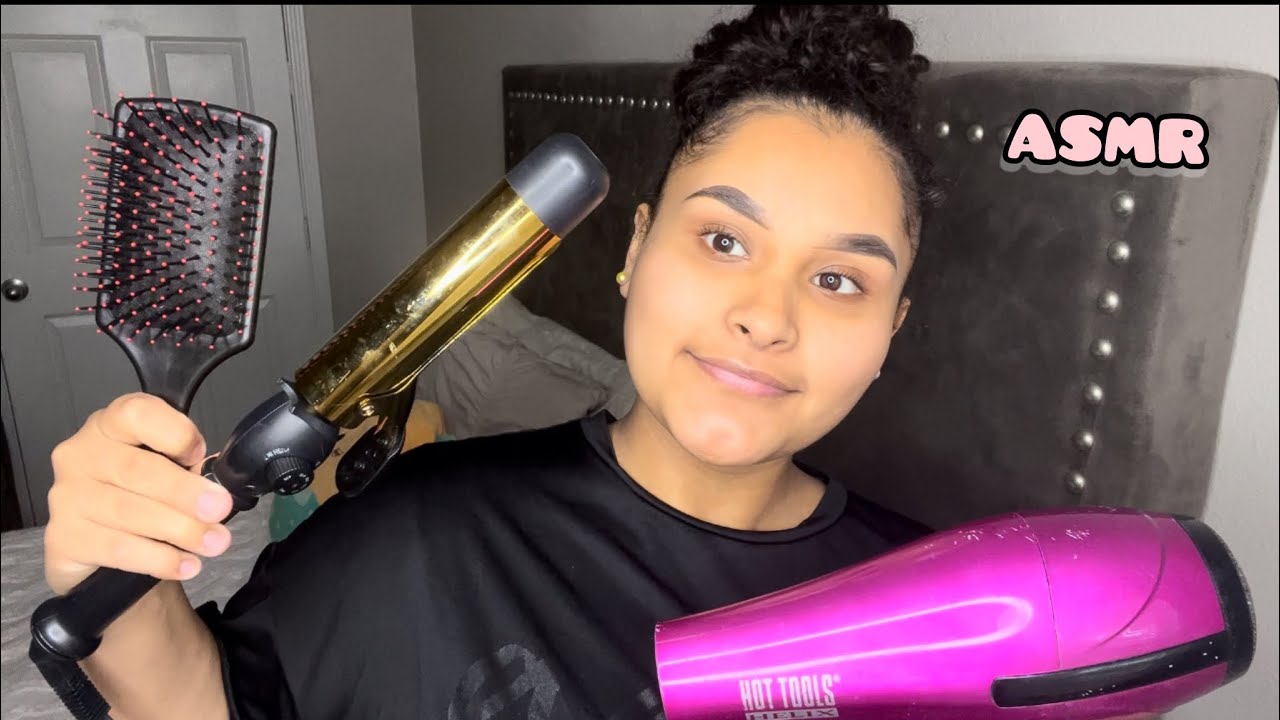 ASMR Roleplay Te hago tu peinado para una boda 🫶💜Karen ASMR