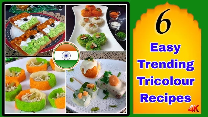 8 Easy Tricolour Recipes, Independence Day 2022