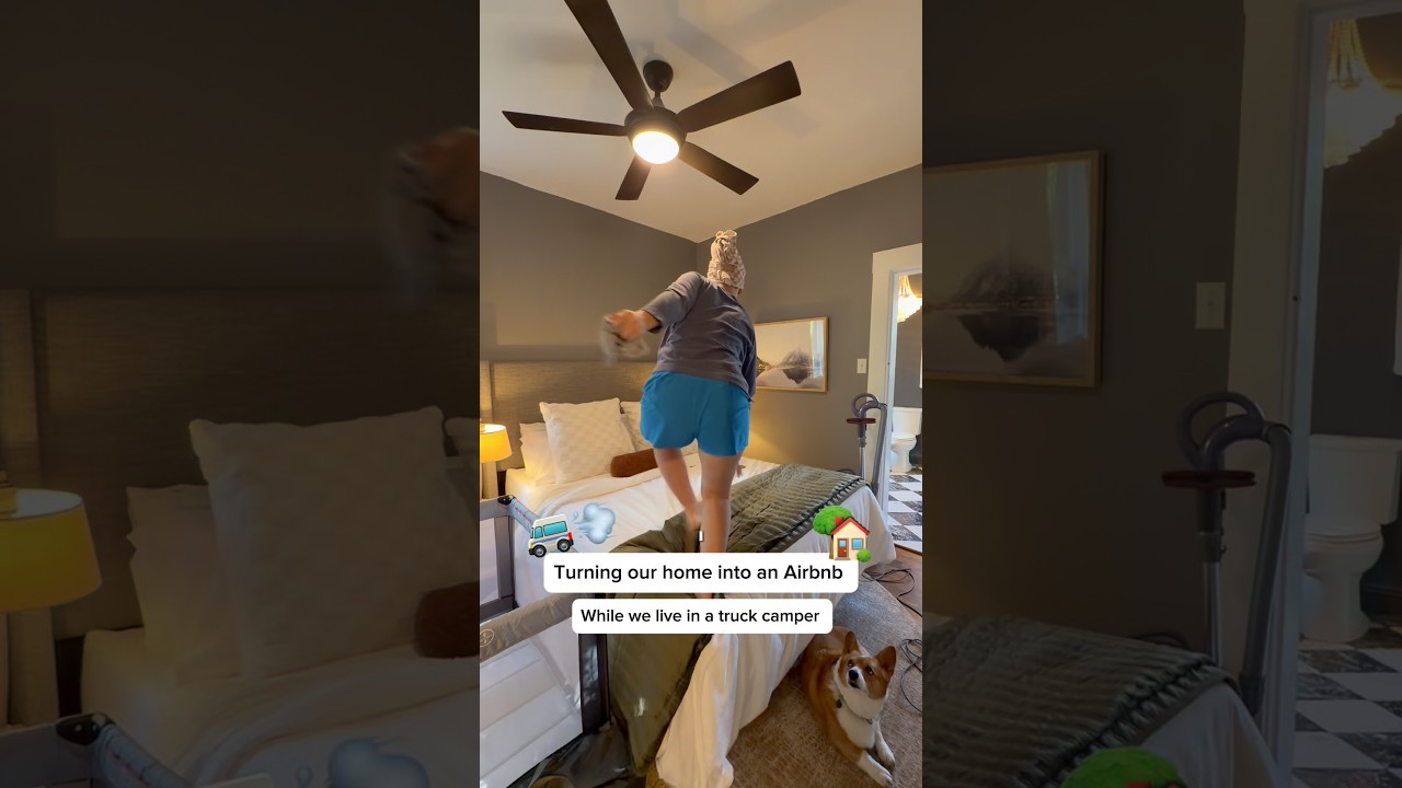 Almost at the finish line guys 🫢 #airbnb #cleaning