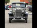 1930 Ford Model A Classic Car Exhaust Sound Drive By at the Car Show Cruise In