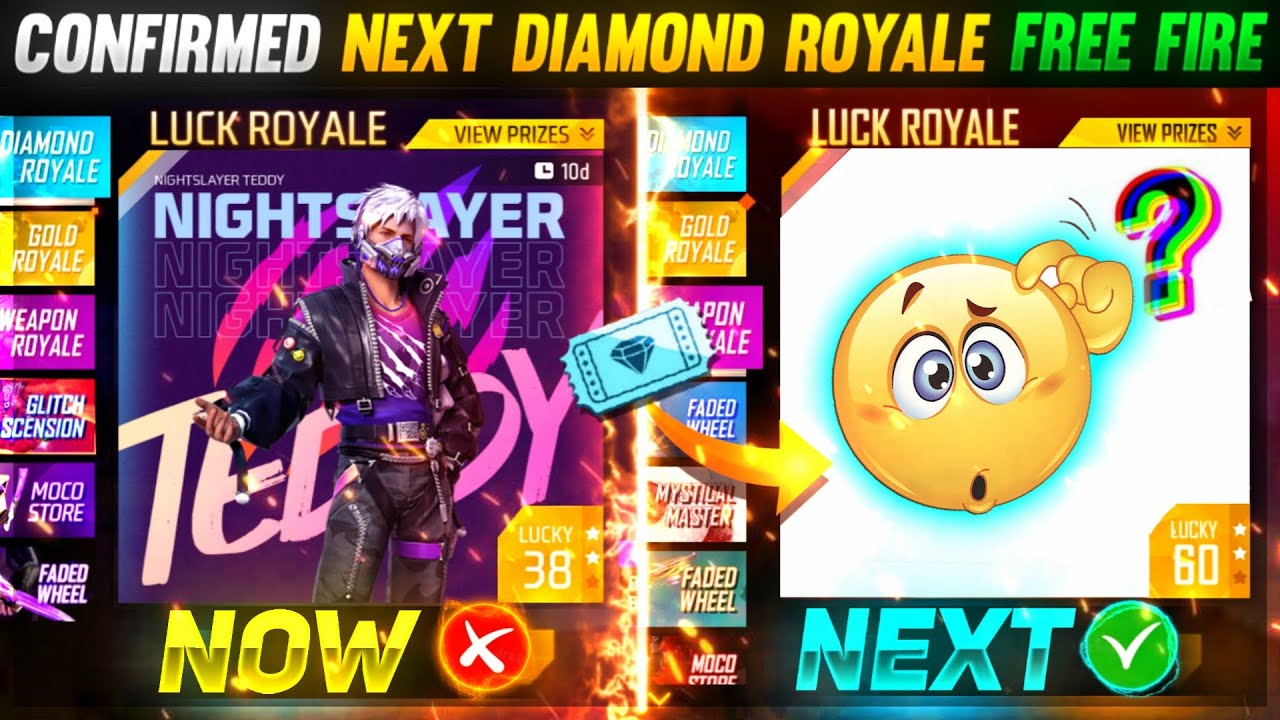 Diamond Royale is now having a 50% off - Garena Free Fire