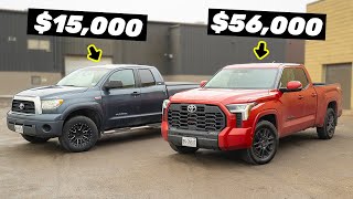 2022 Toyota Tundra vs Old Gen V8 Tundra  Is it Worth the Extra Money?