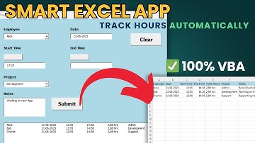 Build a Smart Timesheet App in Excel with VBA No Templates!