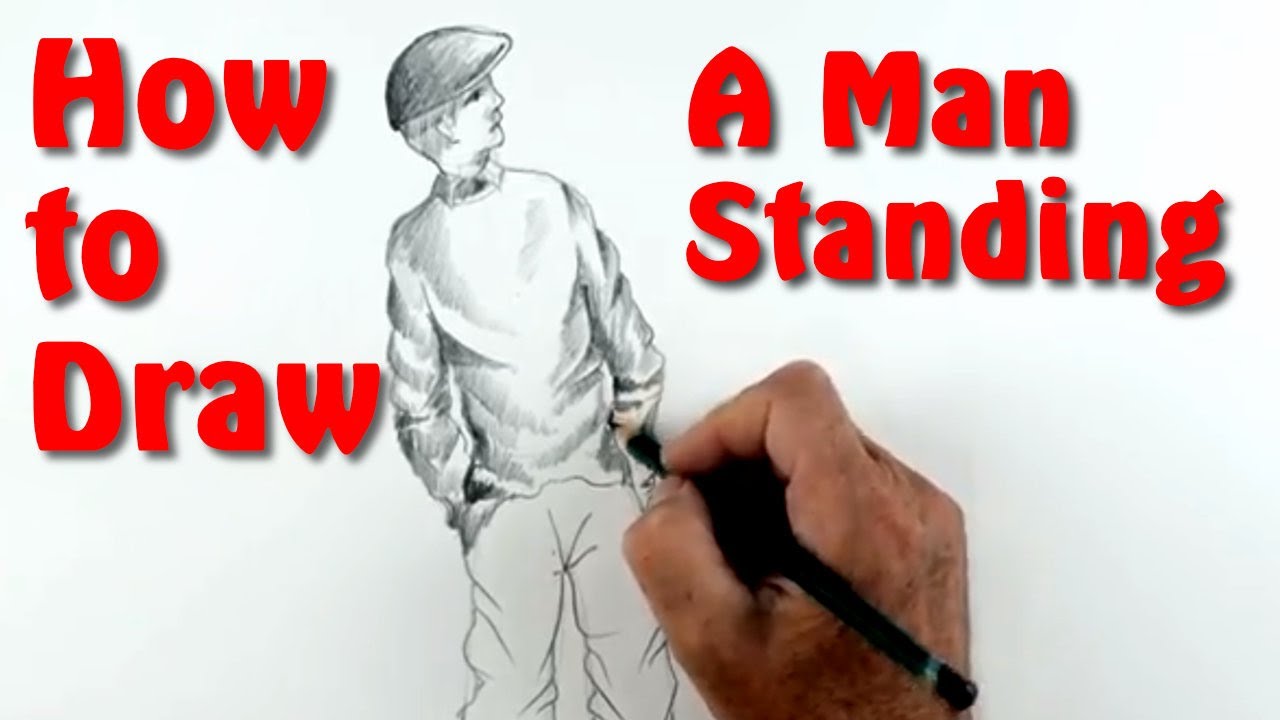 How To Draw A Person Standing Up Step By Step