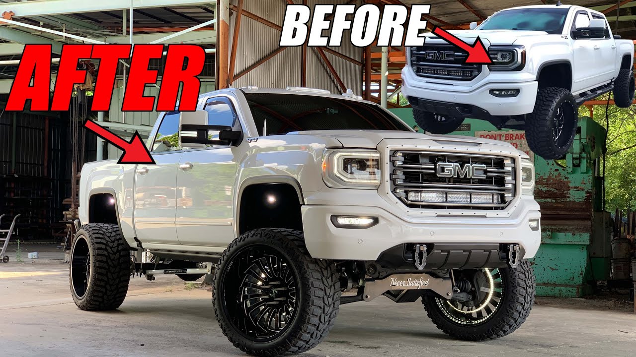 AMAZING 2 Year Truck Transformation! GMC Sierra | 10" Lift 24x14 36s