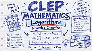 CLEP Mathematics Logarithms Practice Questions #CLEPMath #LogarithmsPractice