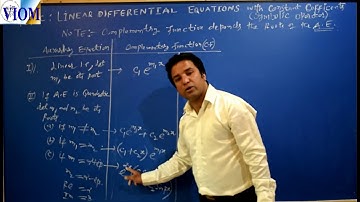 LDE WITH CONSTANT COFFICIENTS PART2 BY MIR SHABIR