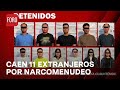 Detienen a 11 extranjeros por narcomenudeo y trata de personas en CDMX - Las Noticias