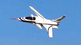GIANT RC X-29 GRUMMAN FUTURISTIC MODEL TURBINE JET FLIGHT DEMO / Euroflugtag Rheidt 2016