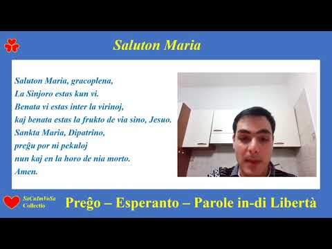 Saluton, Maria - Preĝo - Esperanto