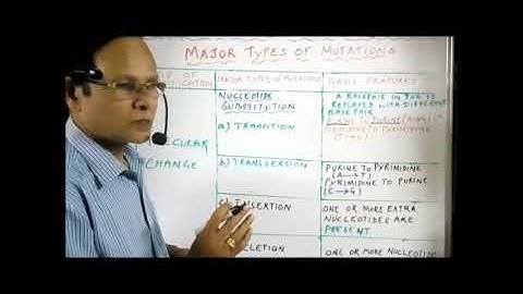 XII Bio Botany and Botany Chapter 3 Chromosomal basis of inheritance Mutation  II  Video   12