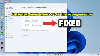 (FIXED) context menu shows up on the wrong monitor in Windows