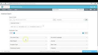 ADU Library In Focus Videos | Al Manhal Database | How to Conduct Advanced search screenshot 2