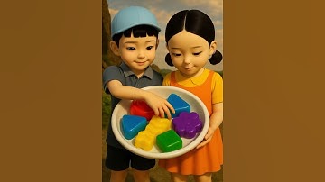 Squid Game AI Korean Edible Candy ASMR #ai #asmr #squidgame #squidgame2