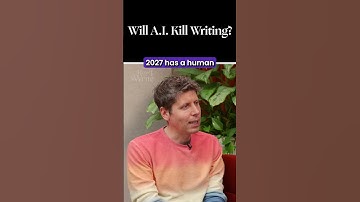 Sam Altman: Will AI K*ll Writing?