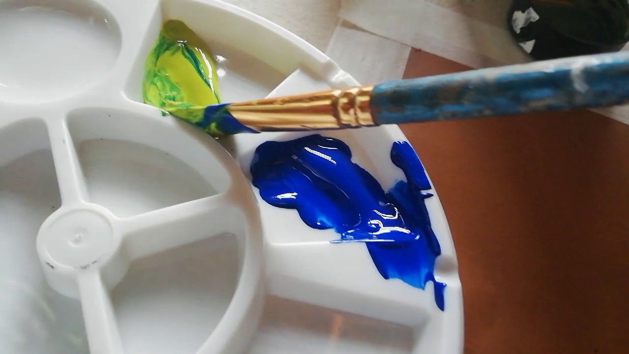 Acrylic on Wax Paper (Art Time Lapse) YouTube