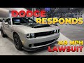Dodges response to 2023 demon 170 215 mph speed claims