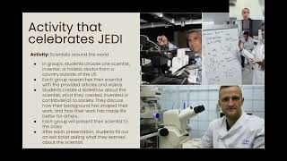 Week 8 Discussion Justice, Equity, Diversity, and Inclusion JEDI in the Science Classroom