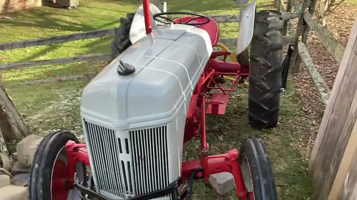 Ford 2n tractor cold start