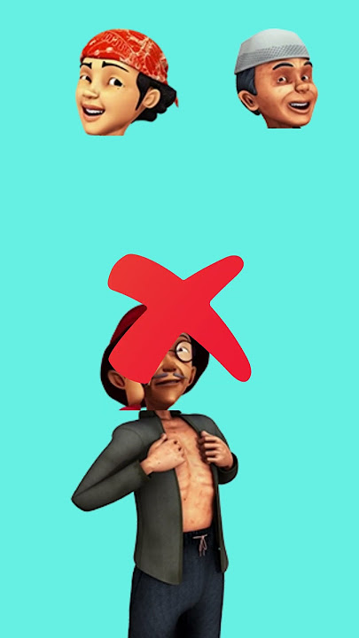 Wrong Head Puzzle ✅️ Tok Dalang (Isnin bin Khamis) 💯 Character Upin & Ipin #wrongheadpuzzle #shorts