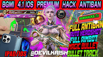BGMI 4.1 iOS Hack Latest 2025 | Safe Main Id | Direct Install Skin Hack 4.1 BGMI DOLPHIN IOS